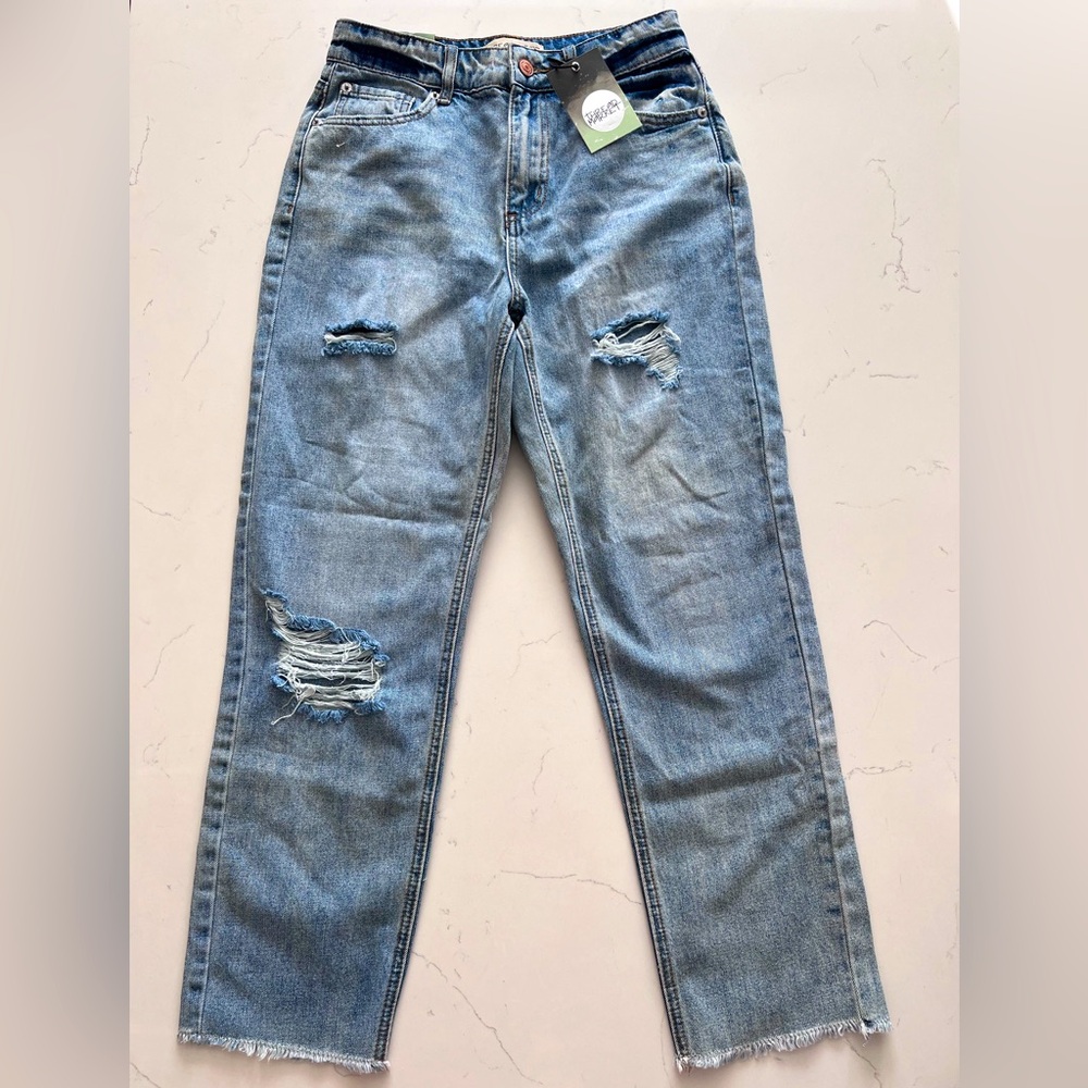 Thread Market Blue Ripped Jeans